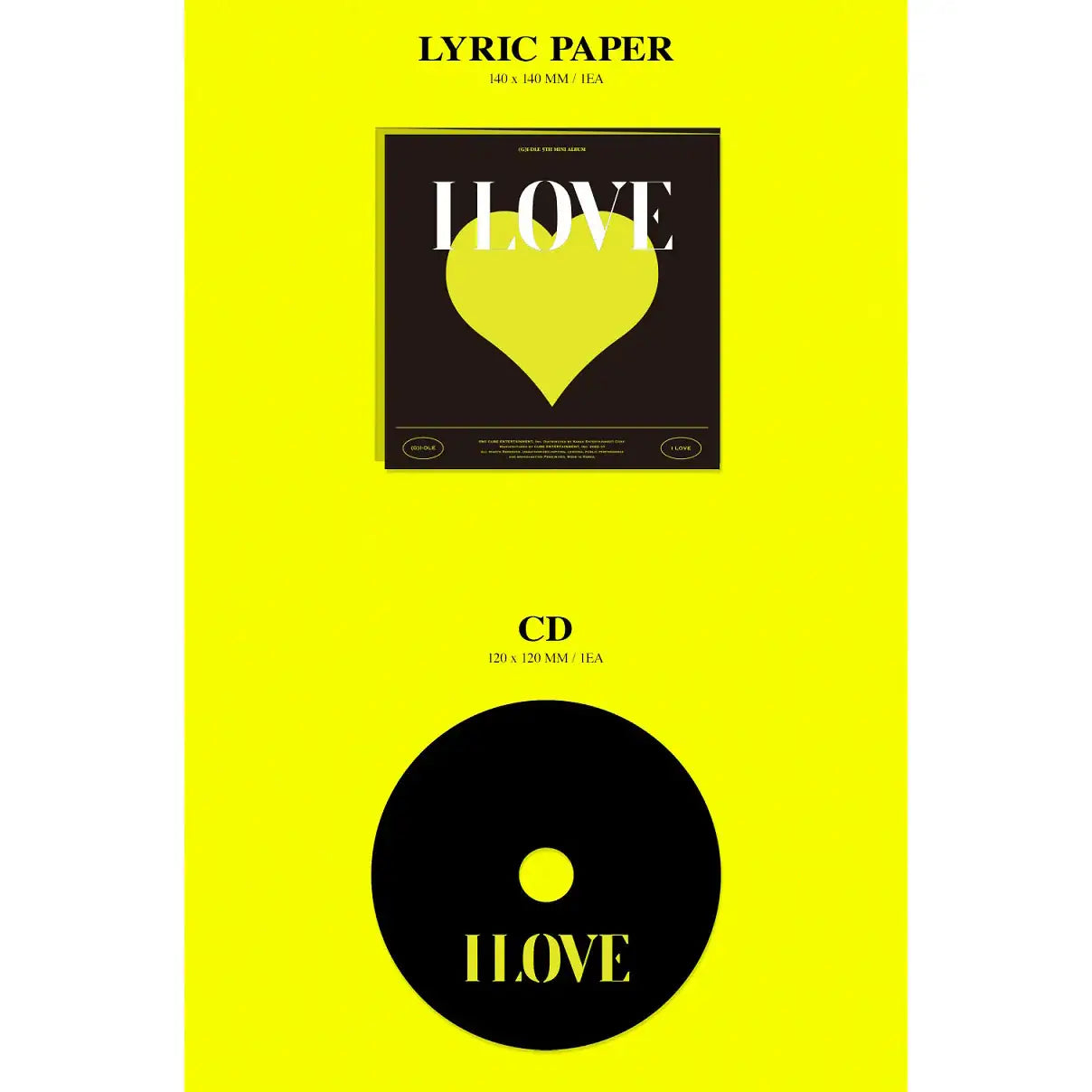 (G)I-DLE - I Love : 5th Mini Album - Cube Entertainment - Album - Harumio