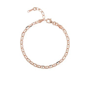 CLUE - Simple Link Rose Gold Bracelet - CLUE - Jewelry - Harumio