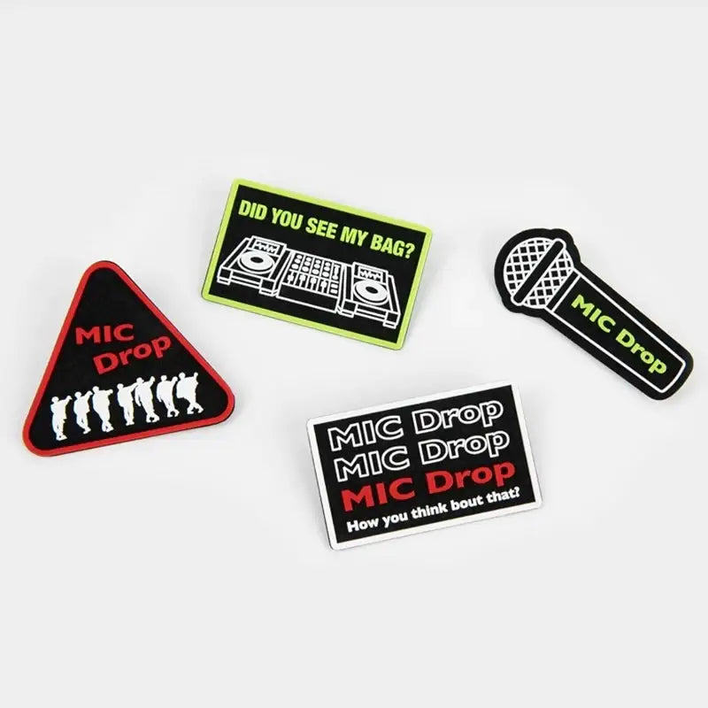 BTS - MIC Drop - Wapen Pin Badge Set - BTS - Accessories - Harumio