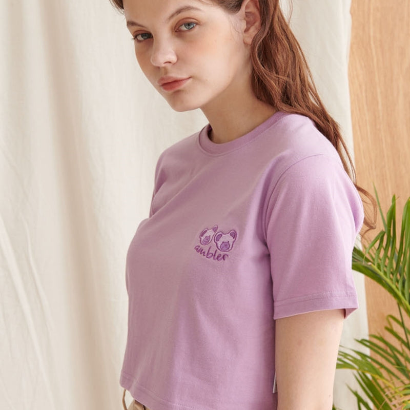 Ambler - Twin Bear Cropped T-Shirt