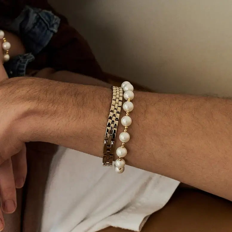 OST - Triple Line Silver Bracelet - OST - Jewelry - Harumio