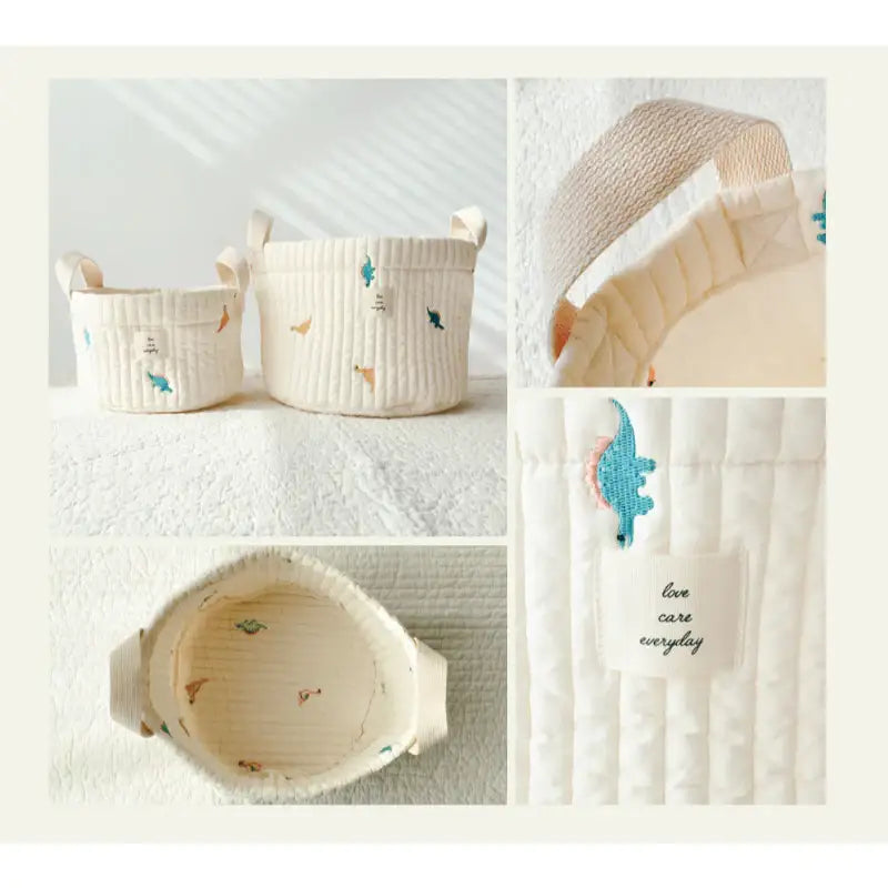 Malolotte x dot to dot - Quilted Basket - Malolotte - Home & Living, Accessories - Harumio