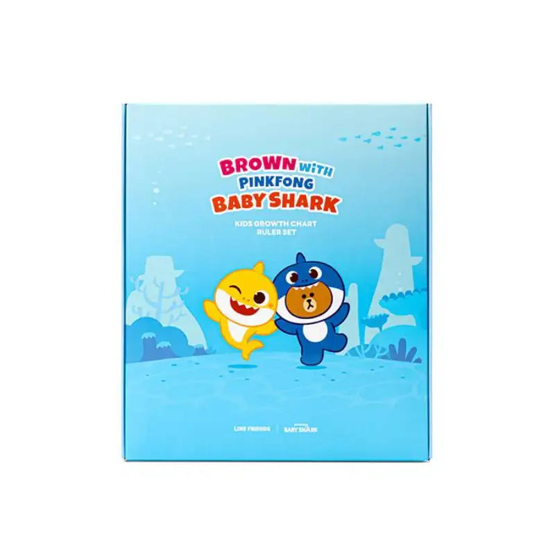 Line Friends x Pinkfong Baby Shark - Kids Height Measure Ruler - Line Friends - Stationery - Harumio
