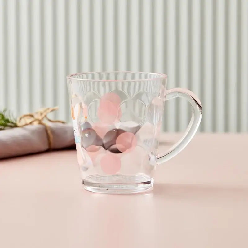 Korean Party Rabbit - Acrylic Dot Mug - Modern House - Mugs - Harumio