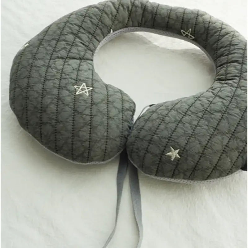 Malolotte x dot to dot - Quilted Embroidered Neck Cushion - Malolotte - Home & Living, Accessories - Harumio