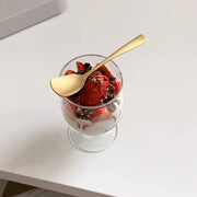 Like A Cafe - Matte Gold Dessert Spoon - Like A Cafe - Home & Living - Harumio