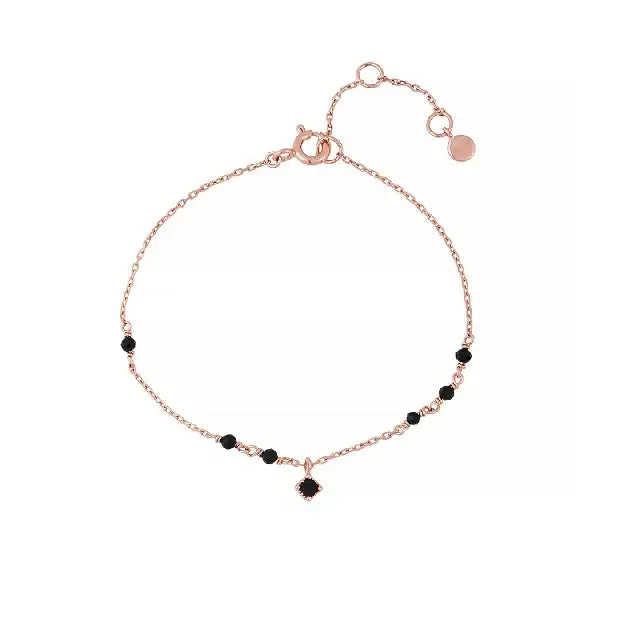 CLUE - Wish Spell Bead Type Black Spinel Bracelet