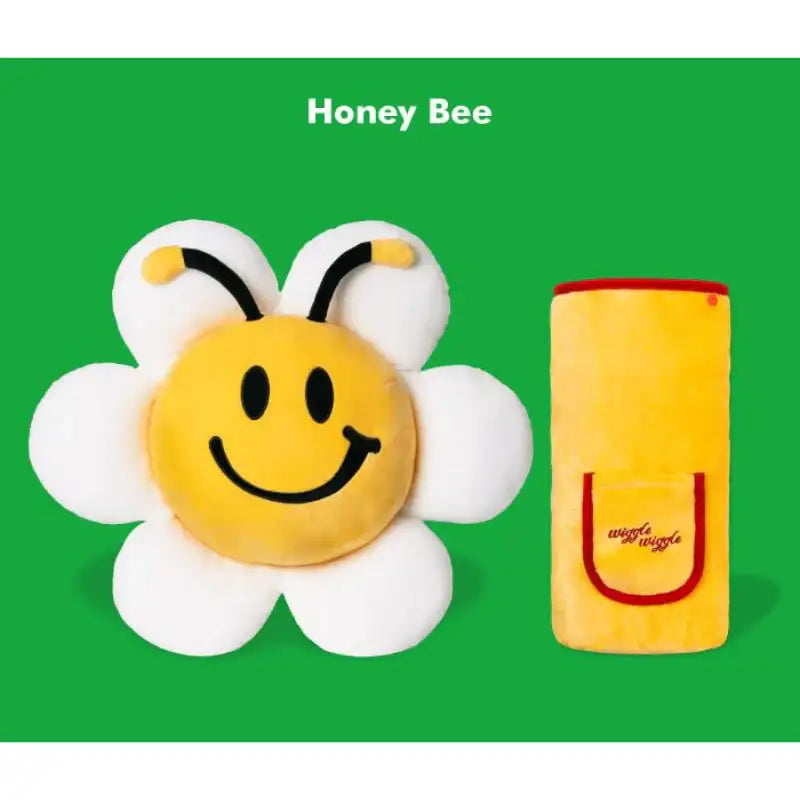 Wiggle Wiggle - Honey Bee Cushion Blanket - Wiggle Wiggle - Home & Living, Accessories - Harumio