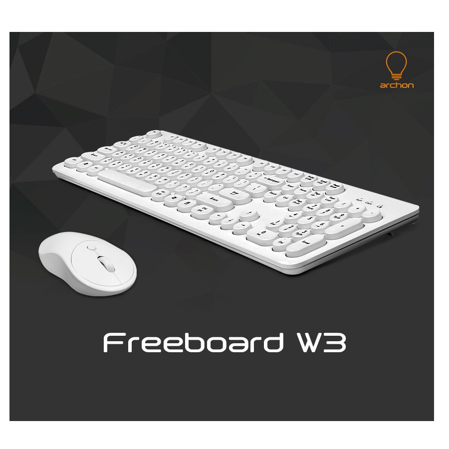 Archon - Freeboard W3 Wireless Keyboard and Mouse Set