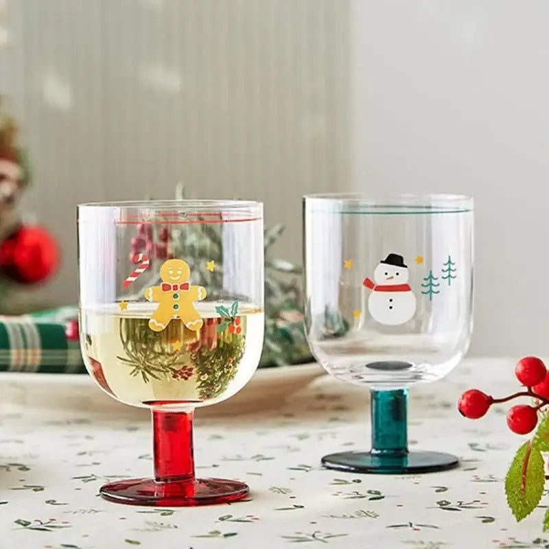 Korean Toy Fantasy ON - Goblet Glass 2P Set - Modern House - Goblet Glass - Harumio