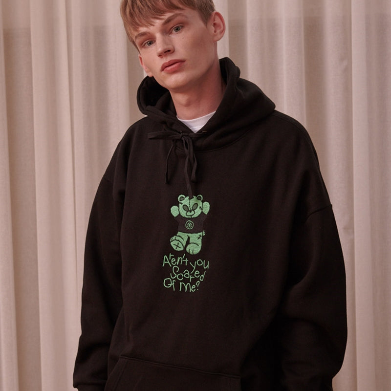 Ambler - Alien Bear Over Fit Hoodie