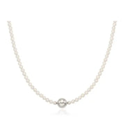 OST - Pearl Point 3mm Silver Bead Necklace - OST - Jewelry - Harumio