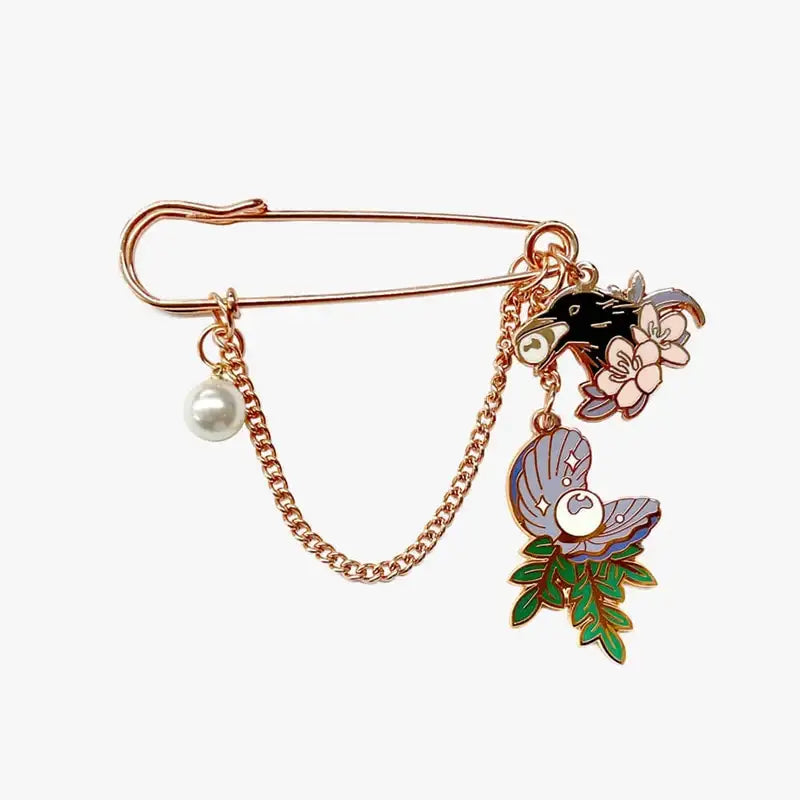 Pearl Boy - Pin Brooch - Lezhin - Accessories - Harumio