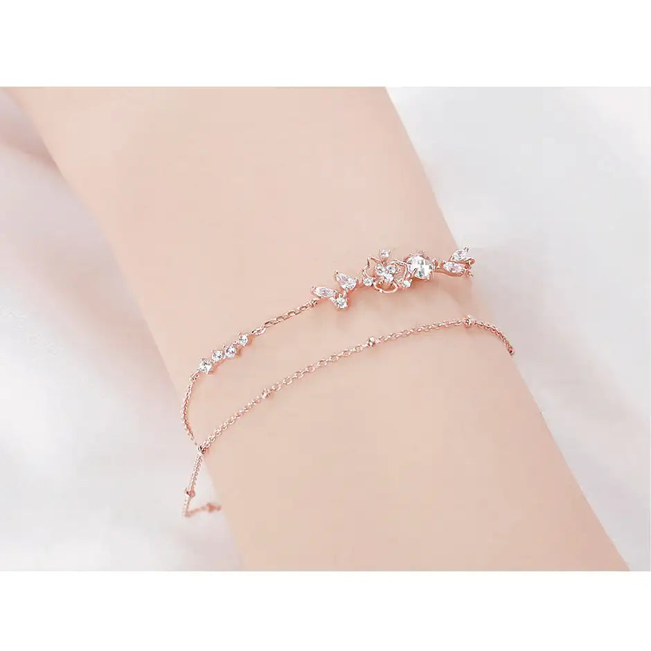 CLUE - Little Star Twinkling Silver Bracelet - CLUE - Jewelry - Harumio