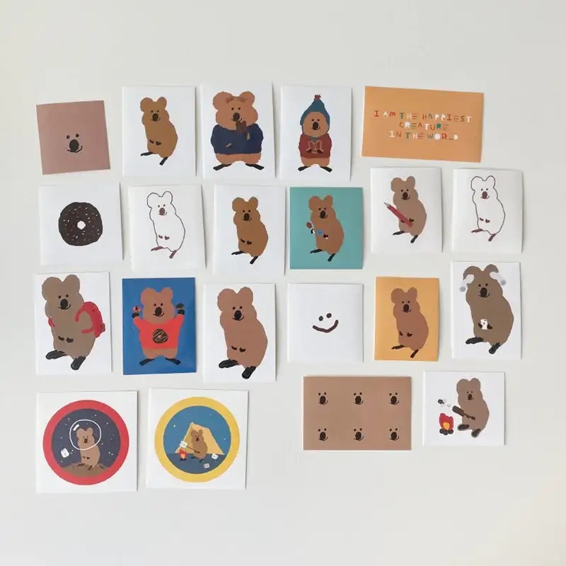 Dinotaeng - Quokka Sticker Pack - Dinotaeng - Sticker - Harumio