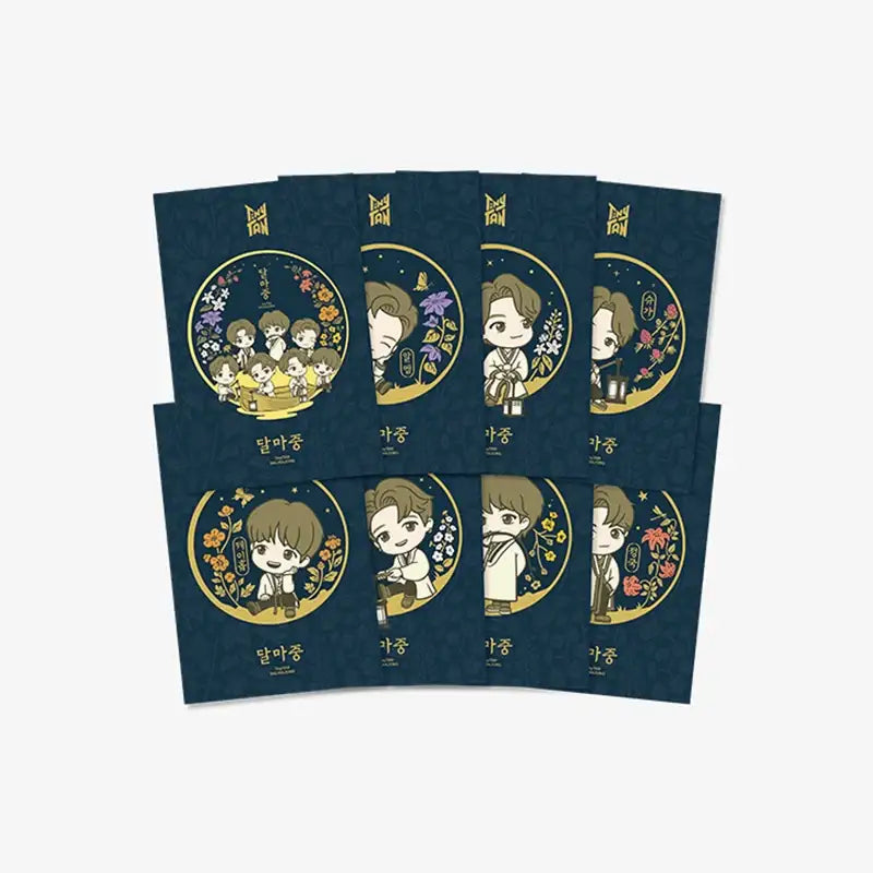 BTS - TinyTAN DALMAJUNG - Postcard Set - BTS - Postcards - Harumio