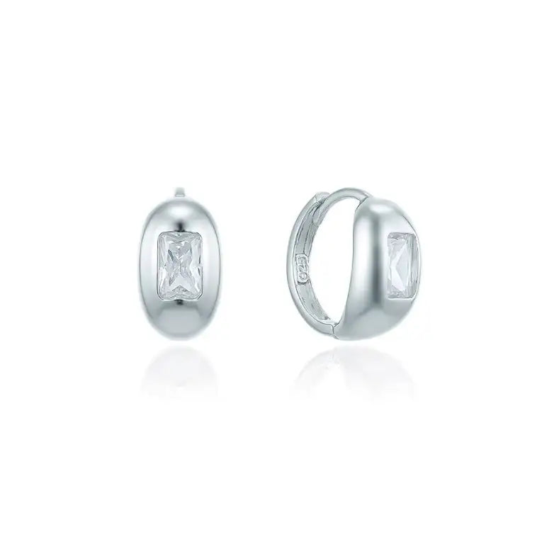 OST - Bold Square One-Touch Earrings - OST - Jewelry - Harumio