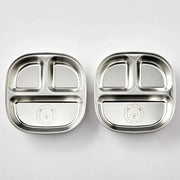 Korean ON - 3-Compartment Plate 2P Set - Modern House - Plates - Harumio