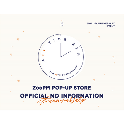 2PM - ZooPM Pop-Up Store Official Merchandises