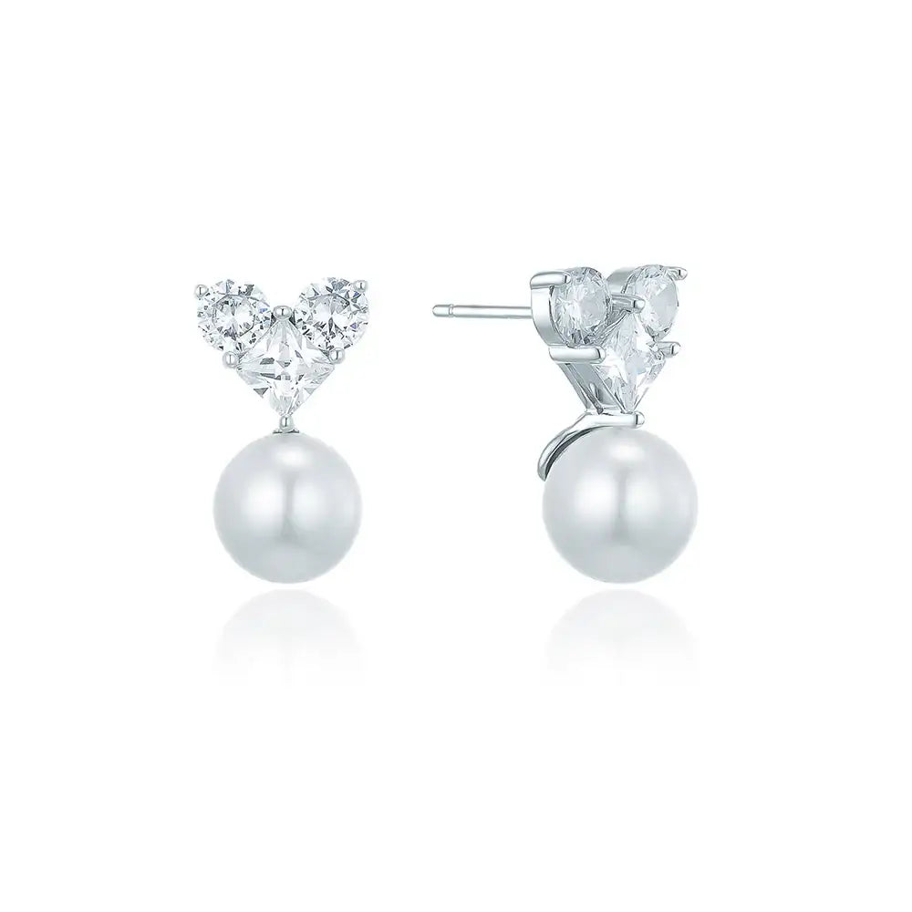 OST - Loving Heart Pearl Earring - OST - Jewelry - Harumio
