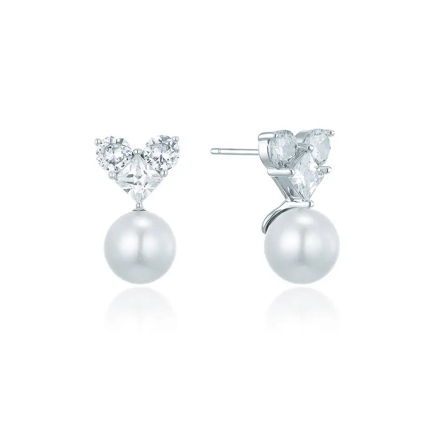 OST - Loving Heart Pearl Earring - OST - Jewelry - Harumio