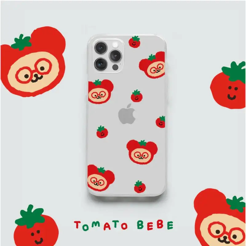 Teteum - Tomato Jelly Hard Phone Case - Teteum - Phone Cases - Harumio