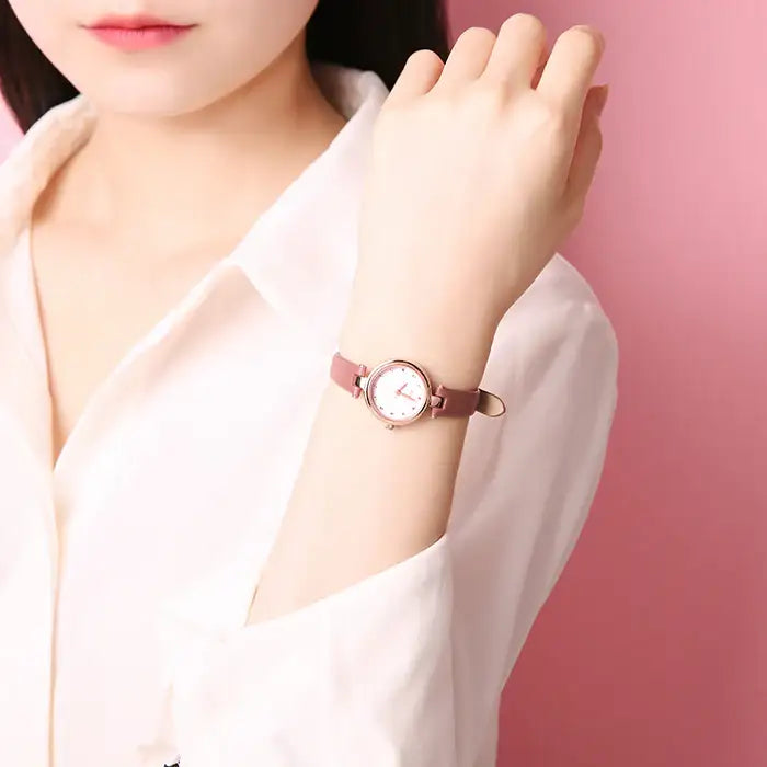 OST - Brown Women's Leather Watch - OST - Watch - Harumio