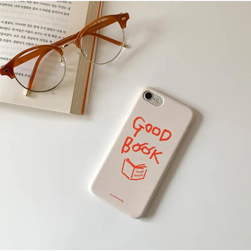 Second Morning - Good Book Hard Phone Case - Second Morning - Phone Cases - Harumio