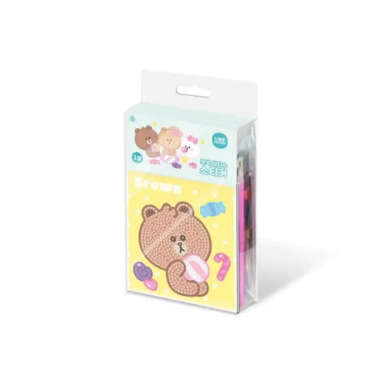 Line Friends - Diamond Cross Stitch Sticker - Line Friends - Stickers - Harumio