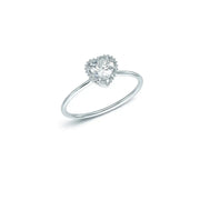 OST - Sparkling Heart Silver Ring - OST - Jewelry - Harumio