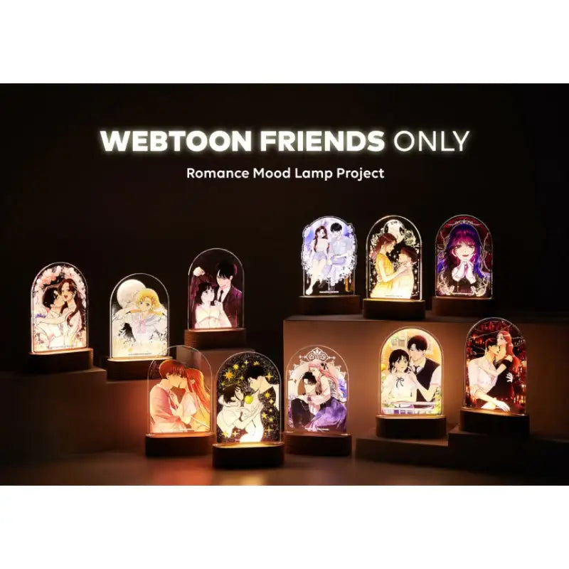 I Want to Be You, Just For A Day - Acrylic Romance Mood Light - WEBTOON FRIENDS - Acrylic frame - Harumio