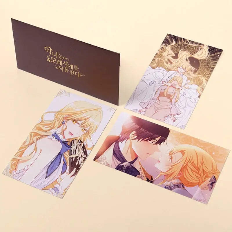 The Villainess Turns The Hourglass - Postcard Set - D&C WEBTOON Biz - Postcards - Harumio