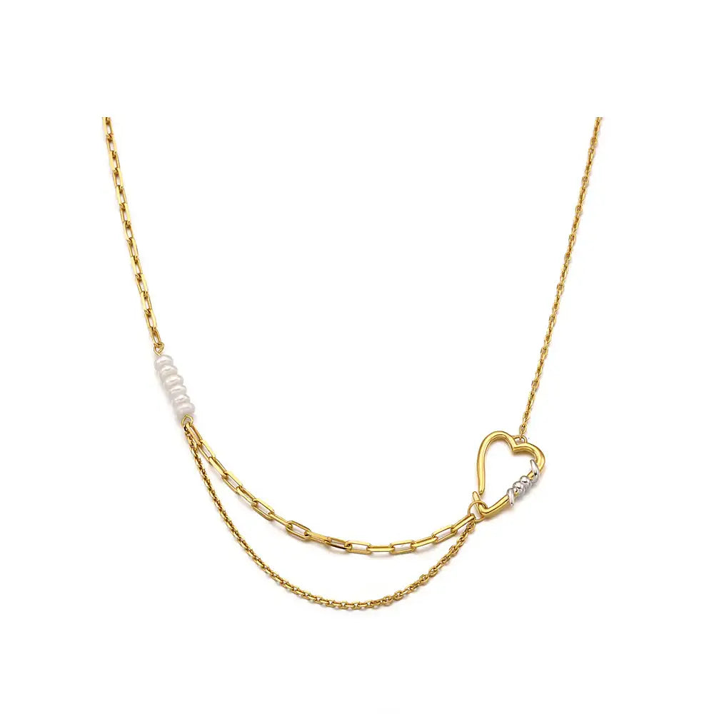 Bloom x Dewy desert - Love Letter Silver Necklace - Bloom x Dewy desert - Jewelry - Harumio