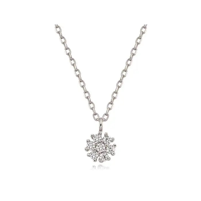 CLUE - Brilliant Mistletoe Silver Necklace - CLUE - Jewelry - Harumio