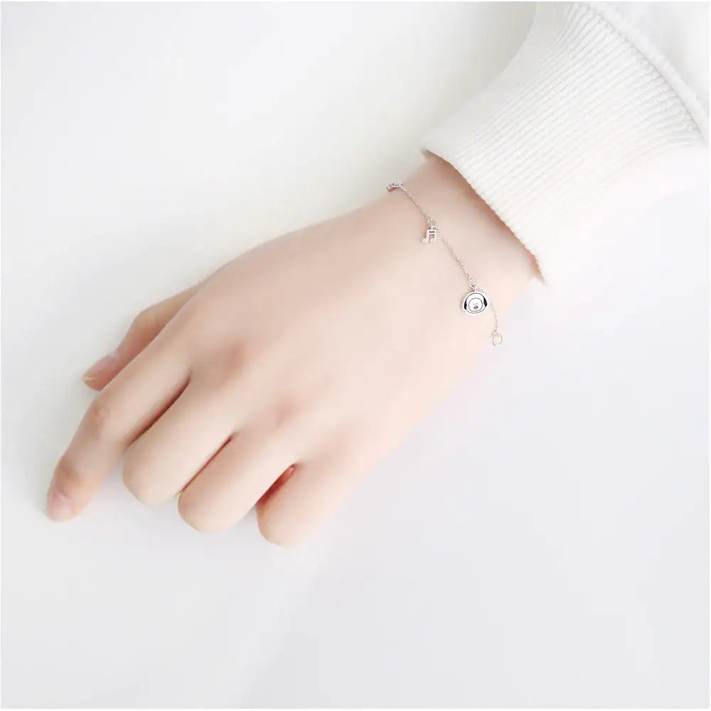 BT21 x OST - Chimmy Silver Bracelet - OST - Bracelets - Harumio
