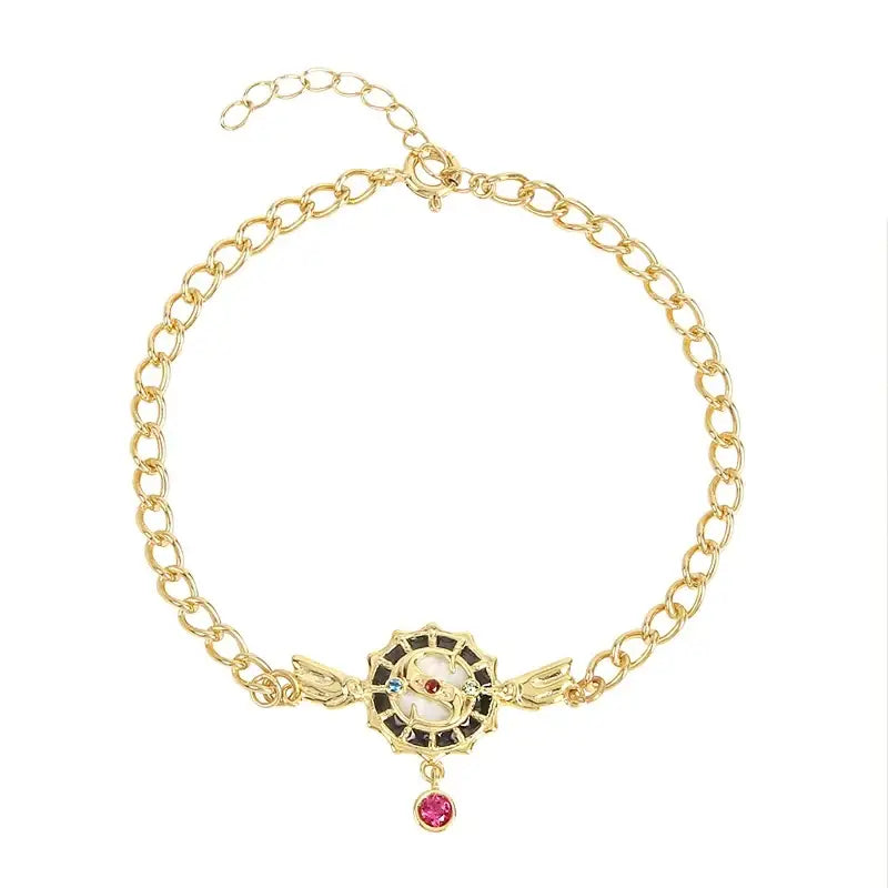Saint Tail x Clue - Sherlock's Medallion Silver Bracelet - CLUE - Jewelry - Harumio
