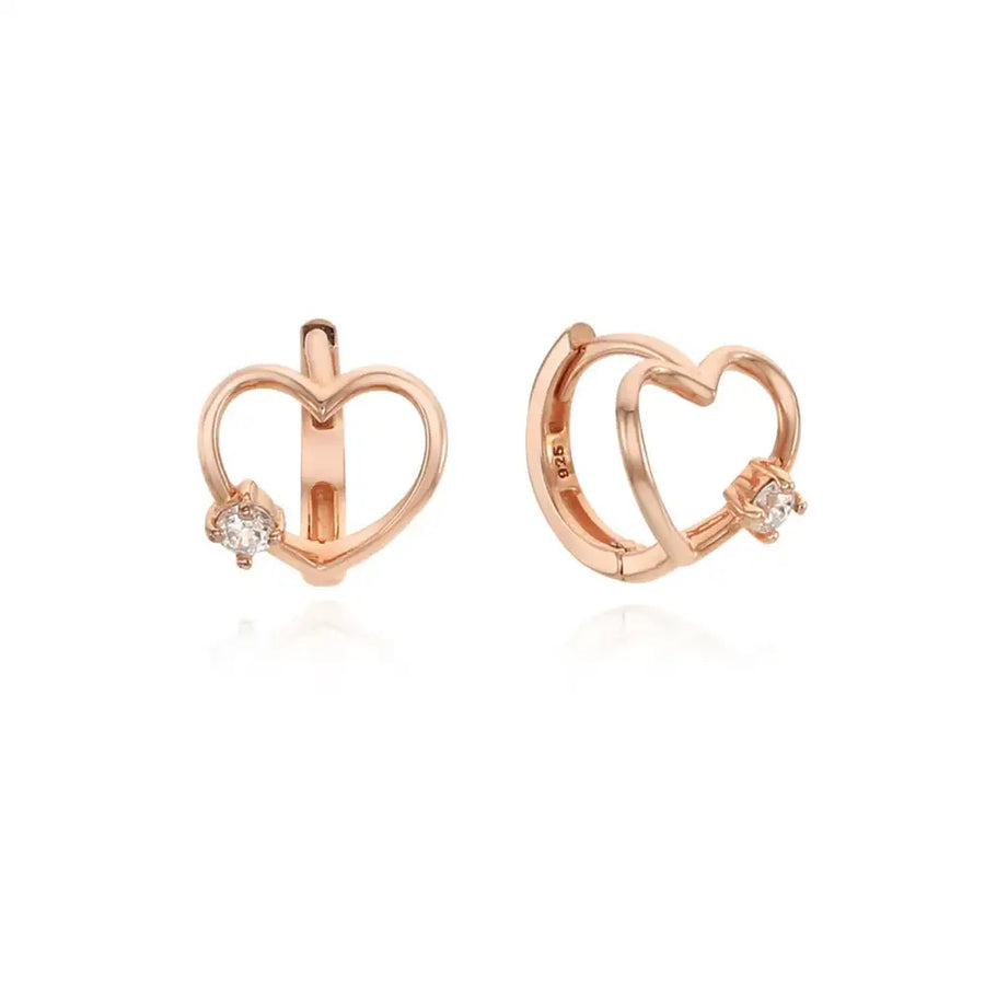 OST - Wave Heart Earrings - OST - Jewelry - Harumio