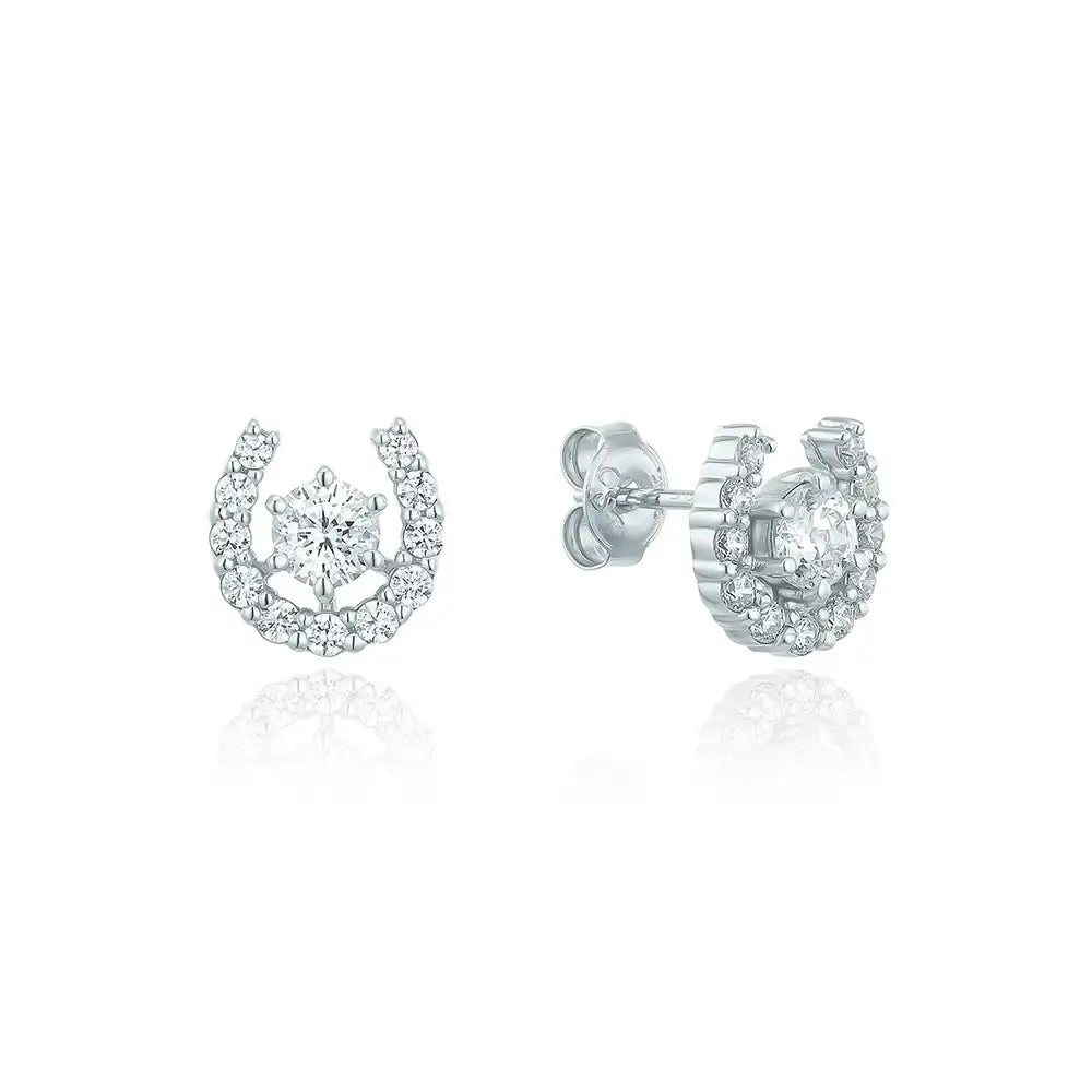 OST - Lucky Horseshoe Star Earring - OST - Jewelry - Harumio