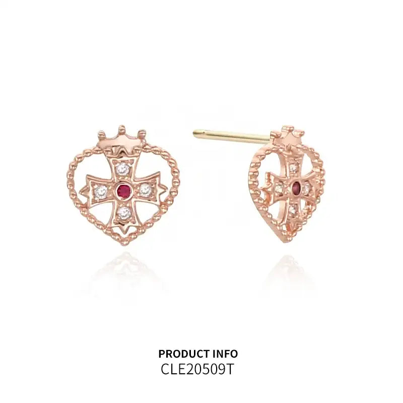 Saint Tail x Clue - Saint Melody 10K & 14K Gold Earring - CLUE - Jewelry - Harumio