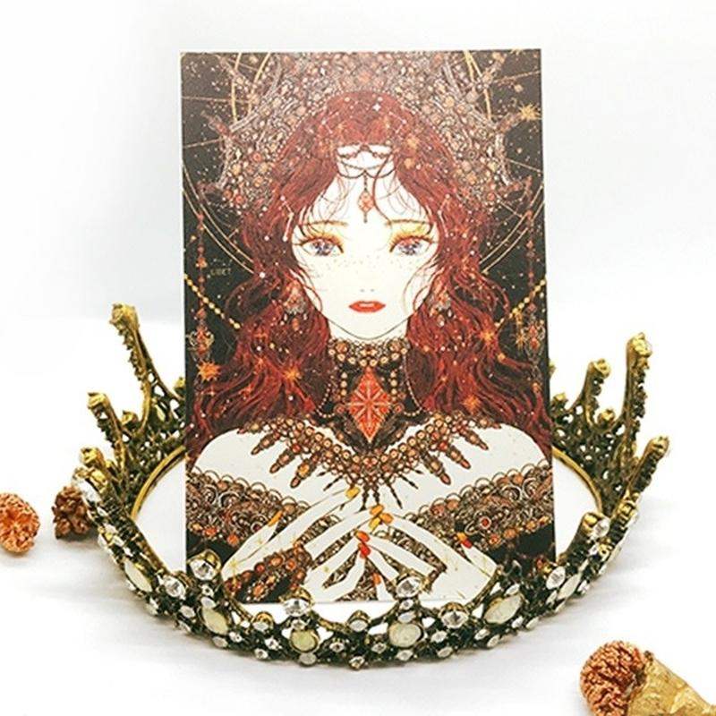 Libet - Gem Gold Foil Postcard Set - Libet - Stationary - Harumio
