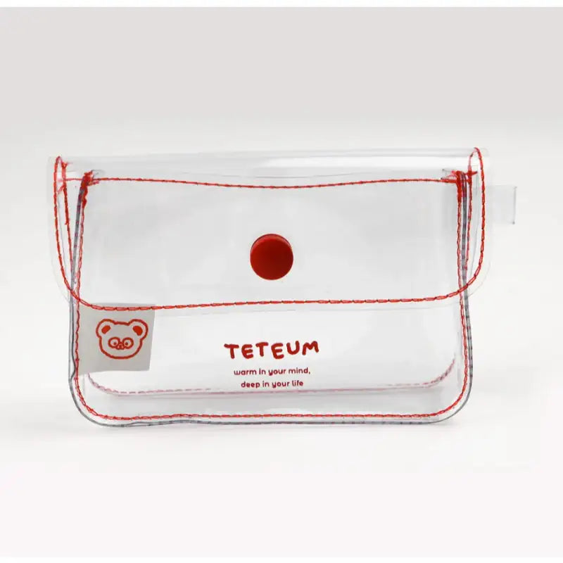 Teteum - Red Stitch Card Wallet - Teteum - Wallets - Harumio