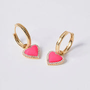 OST - POPTS Collection Volume Heart Earrings - OST - Jewelry - Harumio
