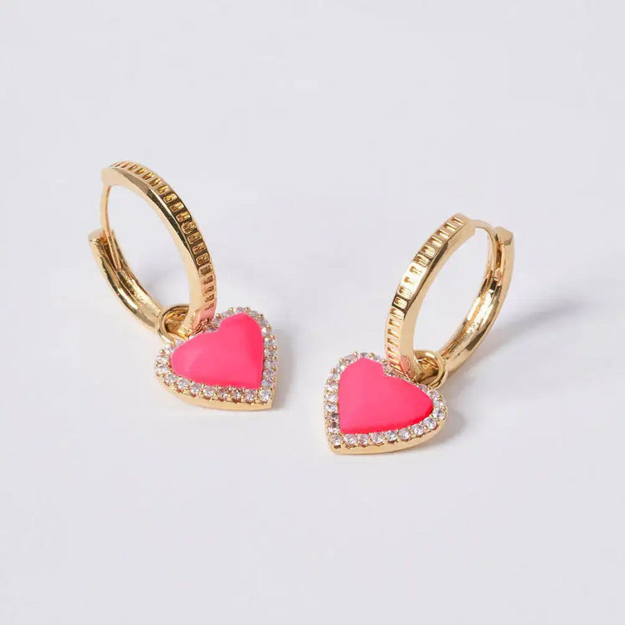 OST - POPTS Collection Volume Heart Earrings - OST - Jewelry - Harumio