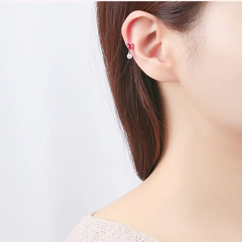 CLUE - Red Point Ear Piercing - CLUE - Jewelry - Harumio