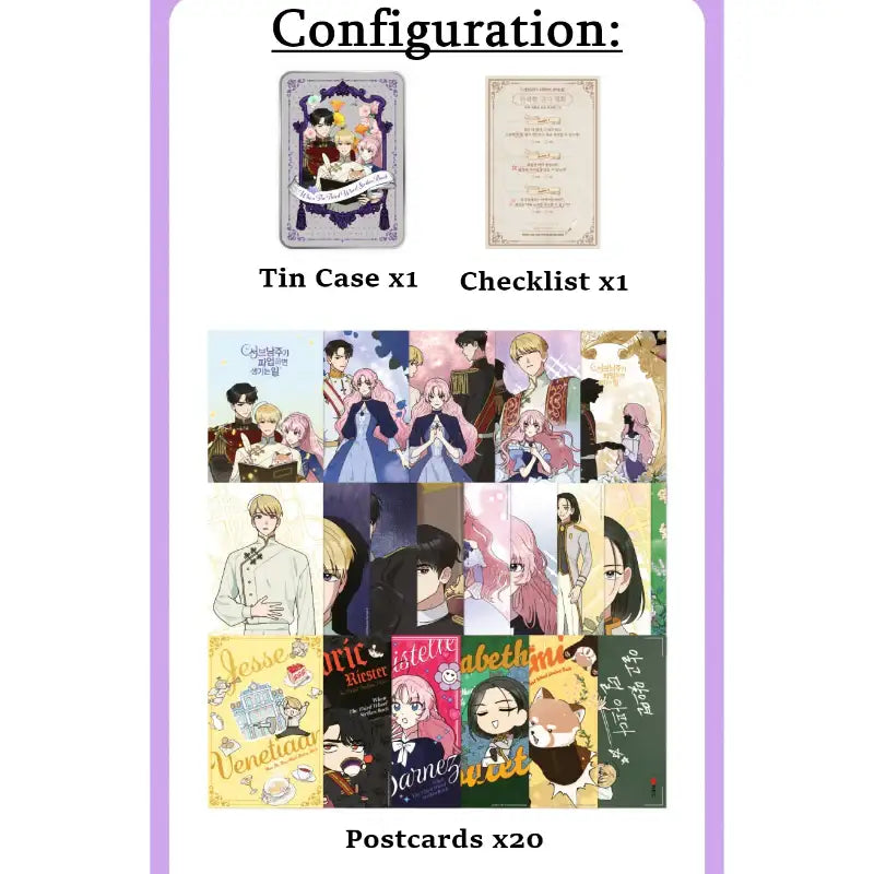 When the Third Wheel Strikes Back - Art Tin Case Set - Webtoon Friends - Tin Case - Harumio