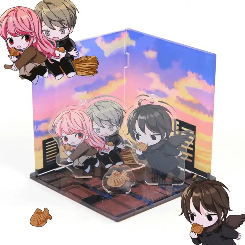 I Don't Want This Kind Of Hero - Sunset Set Acrylic Stand - Webtoon Shop - Acrylic Stand - Harumio