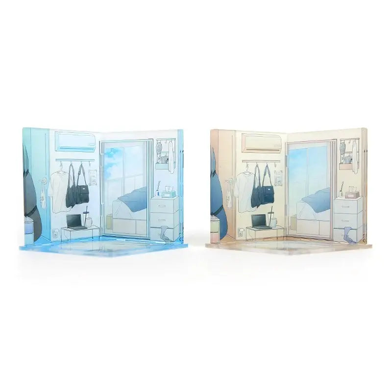 Apartment Assistant-nim - Acrylic Background Stand - Webtoon Shop - Acrylic Stand - Harumio