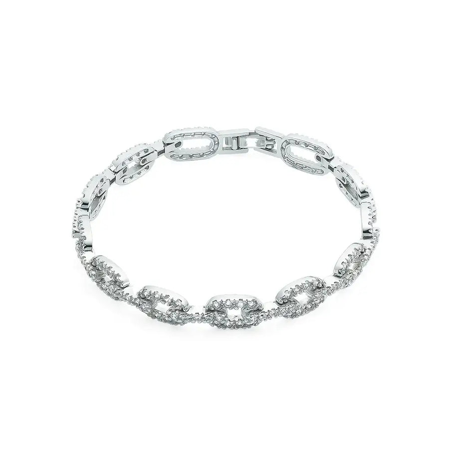 OST - Shine Ellipse Silver Bracelet - OST - Jewelry - Harumio