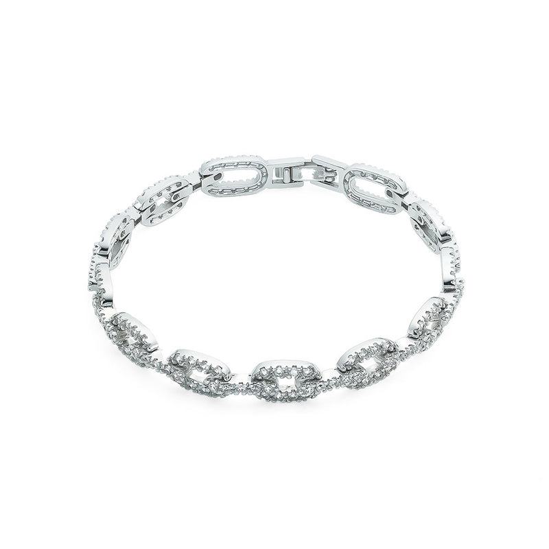 OST - Shine Ellipse Silver Bracelet
