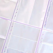 Yudaeng - A5 - 6 Hole Diary Clear File Storage Inlay - Yudaengdotcom - Binder Pockets - Harumio